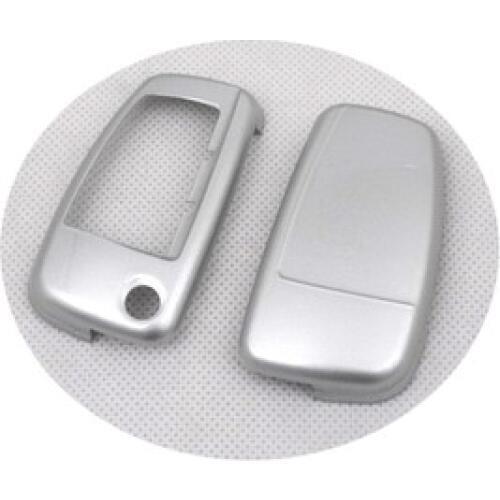 Gloss SILVER Remote Flip Key Cover Case Skin Shell Cap Fob Protection Hull S Line for Audi A3 A4 A6 Q5 Q7 TT R8
