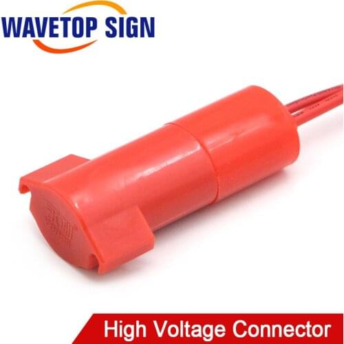 WaveTopSign Yongli Male Female High Voltage Connector For Battery Helicopter DIY Laser Tube CO2 Cutting Machine