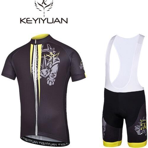 KEYIYUAN Summer Mens Cycling Shirts Bikes Road Bikes Mountain Bikes Jersey Sports Bikes Jersey Clothes Maillot Ropa Ciclismo
