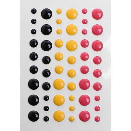 Hot Selling Enamel Dots Resin Self-adhesive Sticker for Scrapbooking DIY Crafts Sticky Decor jun2