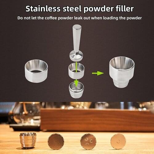 Reusable Coffee Capsule For Nespresso Stainless Steel Coffee Filters Espresso Pod