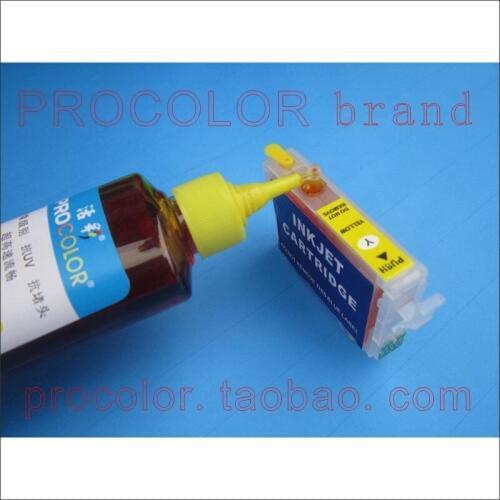 PROCOLOR New Refillable Ink cartridges Asia version, T1901-2-3-4/T1911 with Auto Reset chips for epson ME-301/ ME-303/ME