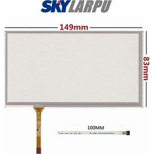 New 6.1"Inch 4 Wire Resistive Touch Screen Panel For CASKA A061VW01 V0 149mm*83mm For Car Navigation DVD Tablet PC