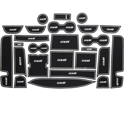 Car Anti-Dirty Pad Door Groove Gate Slot Cup Armrest Storage Pad Mat For Trumpchi GS8 2020