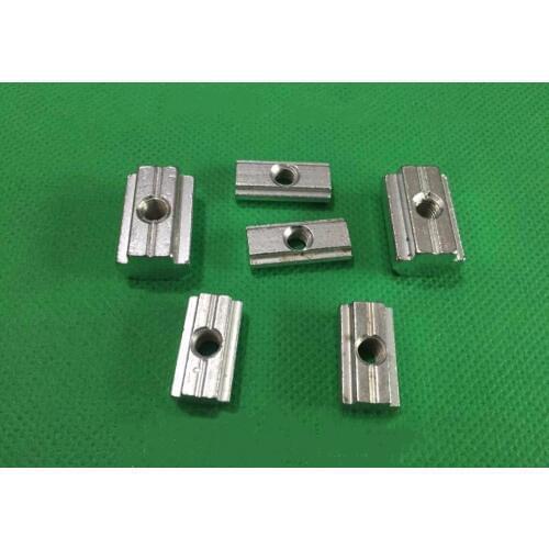 Free delivery 10pcs industrial aluminum profile accessories GB T slider nut 30-40 series, M3-M4-M5-M6-M8