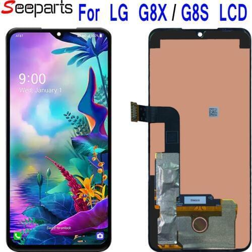 Tested Well Screen 6.4'' For LG G8X ThinQ LCD Display With Touch Screen Digitizer Replacement Parts for LG G8S ThinQ LCD Display