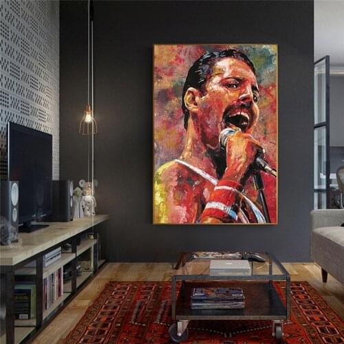 5D DIY Diamond Painting Cross Stitch Queen Freddie Mercury Diamond Embroidery Rhinestone Picture Mosaic Home Decoration Gift