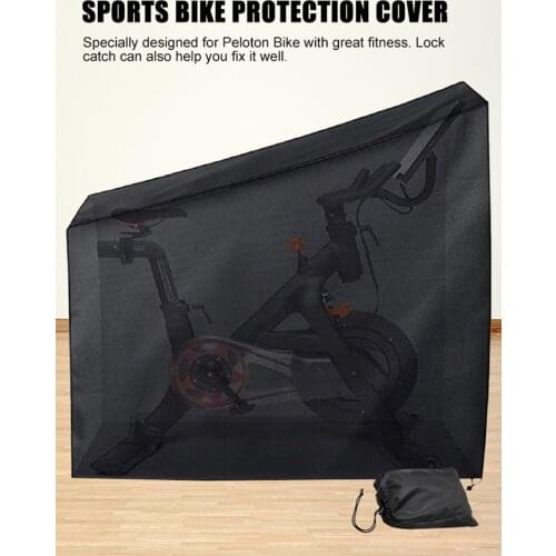 600D/PE Oxford Protective Cover Peloton Bicycle Gym Home Exercise Bike Storage Dustproof and Waterproof Protective Cover #W