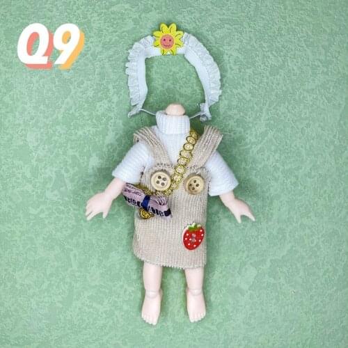 Bjd Doll Clothes Accessories 16 cm Universal Doll Clothes 1/12 Fashion Dress Pants Suit Children Girls Toys Accessories Gifts