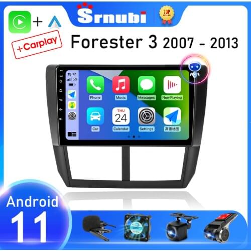 Android 10.0 For Subaru Forester 3 SH 2008 2009 2010 - 2013 Car Radio Multimedia Video Player 2din Navigation GPS DVD Head Unit