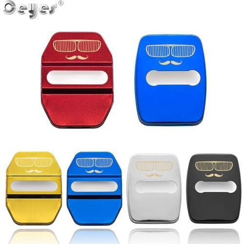 Ceyes Car Accessories Stickers Styling Case For Mercedes Benz AMG W205 W211 For Bmw Mini E46 E90 E60 E39 Series Door Lock Covers