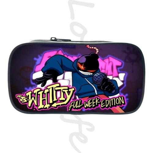 Friday Night Funkin Pencil Case Large Capacity Pencil Bag Students School Supplies Bag Kids Gift Boy Girl Stationery Pen Box