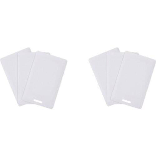 Chip Tag Waterproof Read-only Thick Card 1.8mm Durable Blank White PVC Access Control Cards Electronic ID Proximity Card