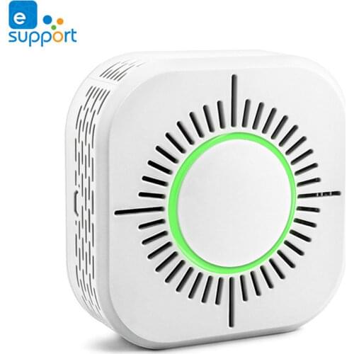 EWeLink Smoke Detector Sensor Wireless 433MHz Fire Security Protection Alarm Sensor Work with Sonoff RF Bridge APP Control Smart