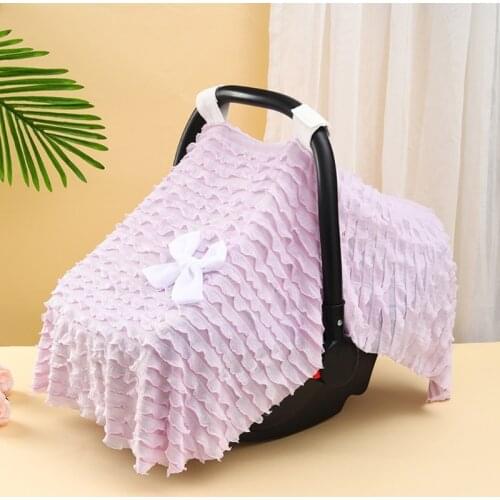 Baby Basket Stroller Cover Multi Use Maternity Breastfeeding Nursing Blanket Windproof Sunshade Cover