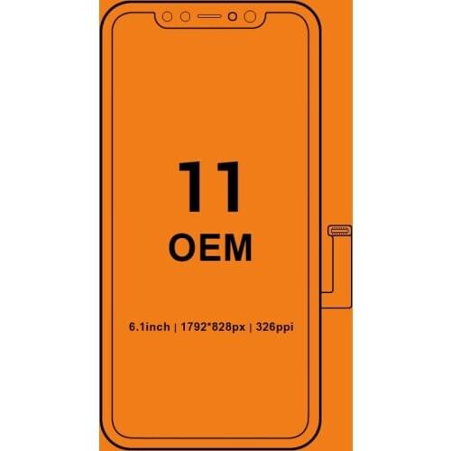 Grade 100% OEM For iphone 11 Pro Max LCD Display Screen Digitizer with Touch Screen Assembly For iphone 11 LCD Screen