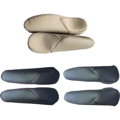 For honda CRV 2007 2008 2009 Microfiber Leather Driver / Passenger Side Seat Armrest Handle Decor Cover Protection Trim