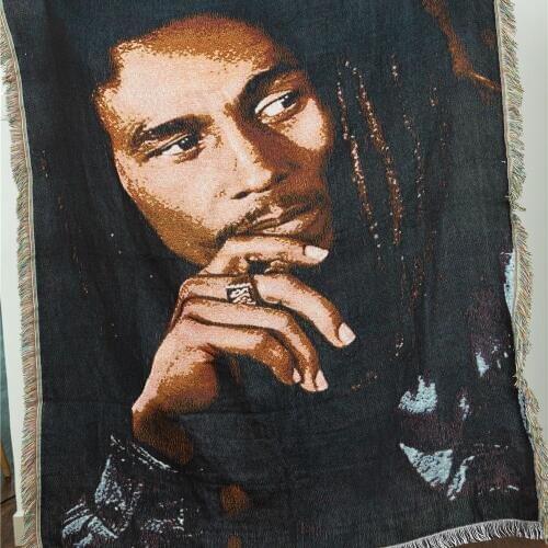 Tapestry Wall Hanging College Dorm Room Decor Macrame Sofa Towel Home Decoration Blanket Carpet Jamaica Reggae Bob Marley