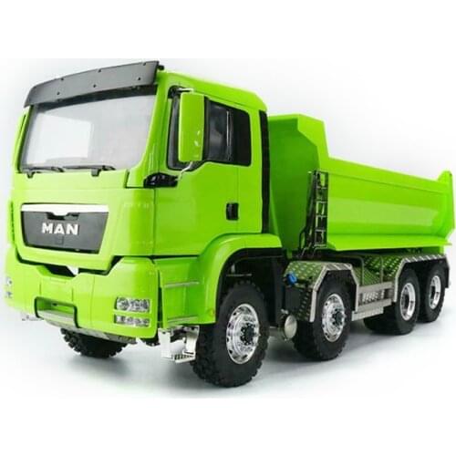 LESU 8*8 Front Hydraulic Lifting Painted Model RC MAN 1/14 Dumper Truck Motor THZH0488