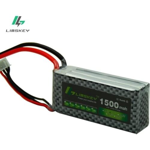 LIMSKEY POWER 3S 11.1V 1500MAH Remote Control Model Aircraft Quadcopter Drone battery 3S Li-po 11.1V Lithium Polymer Battery