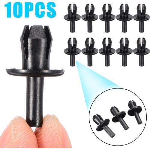 Mayitr 10pcs/set Plastic Front Bumper Rivet Clips For Vauxhall Astra 2004 2005 2006 2007 2008 2009 2010 (Mk5/H)