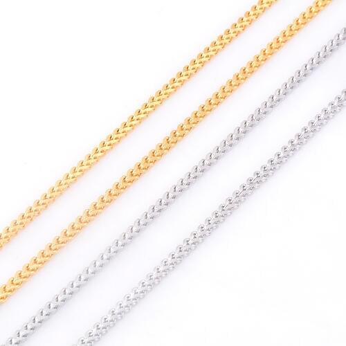 Fashion Women and Men Necklace 316L Stainless Steel Chain For High Quality Steel/Gold Tone Jewelry Gift