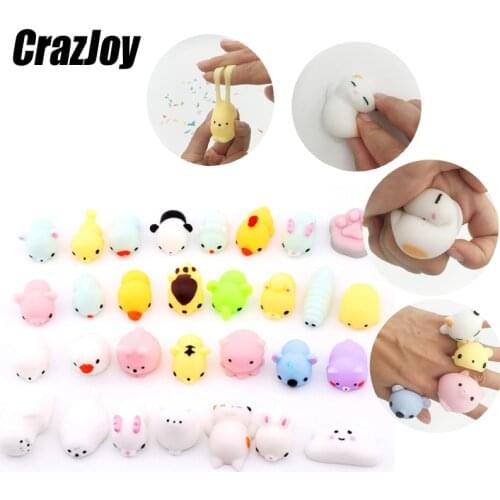 New Squishy Soft Toy Cute Animal Antistress Ball Abreact Sticky Shape Slow Rising Anti Stress Relief Toys Relax Pressure Gift