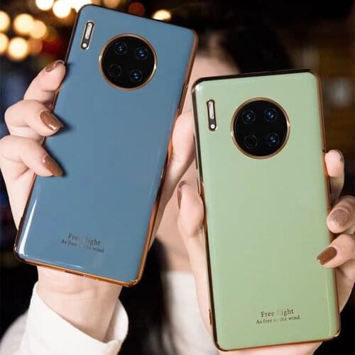 For Huawei Mate 30 Pro Soft Silicone fashion 6D plating Slim Skin protective back cover case for huawei mate 20 pro Mate20 30pro