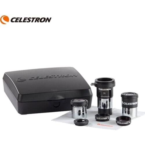 Celestron ASTROMASTER ACCESSORY KIT includes 2X barlow lens 6 mm Ploss 15 mm Kellner Eyepiece # 25 # 80A Filter moon Filter