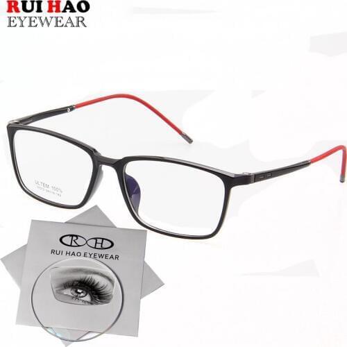 Customize Prescription Glasses Fill Myopia Hyperopia Lenses Retro Optical Eyeglasses Clear Resin Lenses Round Frame