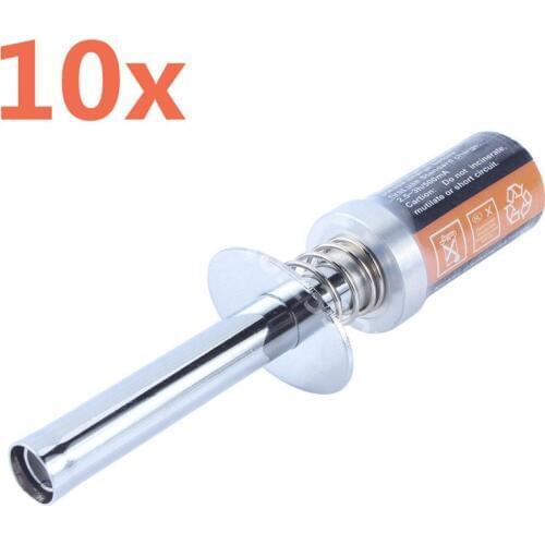 Wholesale 10pcs/Lot HSP 80101 1800mAh Rechargeable Glow Plug Igniter Ignition 1/10 R/C Nitro Buggy Car Parts
