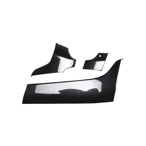 Carbon Fibre Gear Dooe Handle Air outlet Instrument Steering Wheel Decorated Frame For Benz ML GL 2012 13 14 15 CAA203