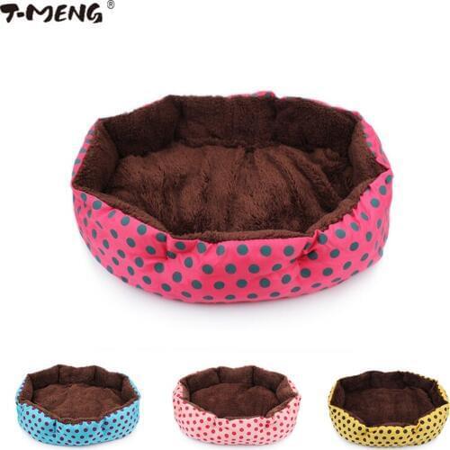 T-MENG Hot Sale Small Pet Dog Beds Keep Winter Warm Pet Kitten Puppy Cat Dog Cushion Sofa Bed Mat Pad Goods For Pet Supplier 94