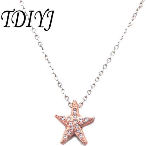 TDIYJ New Design DIY Alloy Slide Charms Keeper Necklace Women Fashion Summer Jewelry Pendant Necklace 1PCS