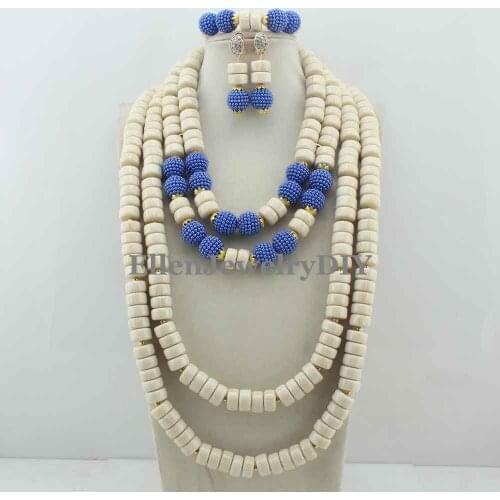 Splendid African Jewelry Sets African Coral Beads Jewelry Set for Wedding Statement Necklace Jewelry W12209
