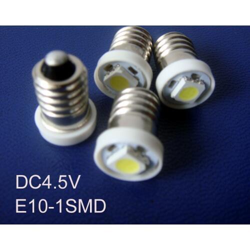 High quality DC4.5V E10 Led Signal Light,E10 Led Bulb Lamp Light,Led Indicator lamp,Led Warning light free shipping 50pcs/lot