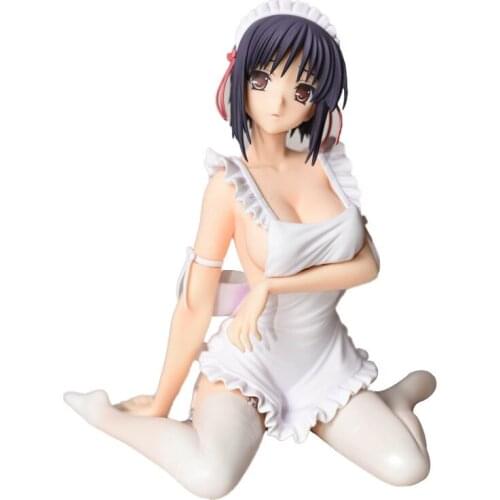 Japanese Anime Orchidseed Fujikura Yuu Maid Ver 1/7 PVC Sexy Girls Action Painted Figure Toys 15CM