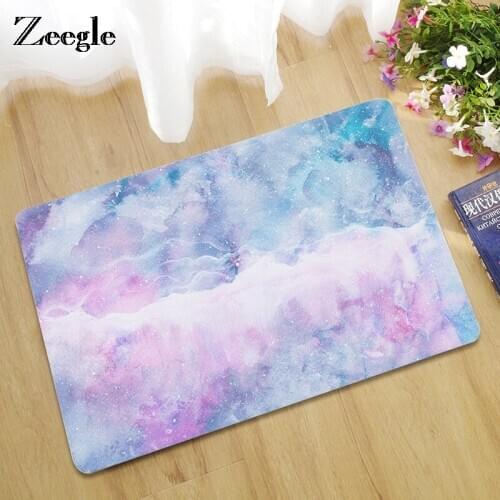 Zeegle Floor Mat Door Mat Non-slip Bathroom Bath Mat Absorbent Kitchen Mat Kid Room Decor Hallway Rugs Soft Bedroom Carpets