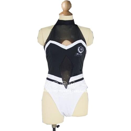 Azur Lane HMS Race Queen Racing Suit Jumpsuit Takao Swimwear Sexy Dress Royal Navy Swimsuit Halloween Cosplay Costume