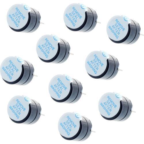 Buzzer 5V - Breadboard Friendly for Arduino (Pack of 10)