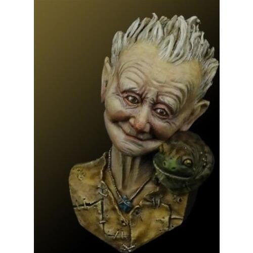 1/10 The Frog Whisperer Soldier bust toy Resin Model Miniature resin figure Unassembly Unpainted