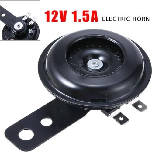 1PC 12V Motorcycle ATV Scooter 105DB Super Loud Horn Speakers Round Trumpet Universal For Scooters/ Mopeds ATVs