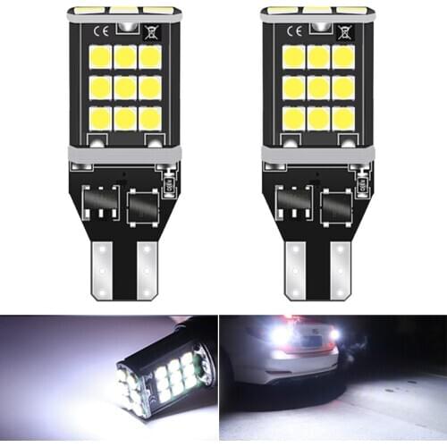 2Pcs 1200Lm T15 W16W LED Canbus Bulbs Car Reversing lights 12V For BMW E46 E39 E90 E60 E36 F30 F10 E30 E34 X5 E53 M M3 M4 Z4 Z3