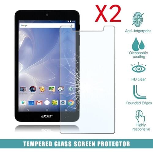 2Pcs Tablet Tempered Glass Screen Protector Cover for Acer Iconia One 7 B1-780 Tablet Computer Tempered Film Screen