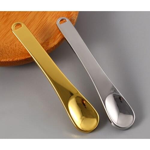 4Pcs Mini Metal Cosmetic Spatula Scoop Spoons Makeup Mask Cream Spoon Eye Cream Massage Stick Make Up Face Beauty Tool Kits
