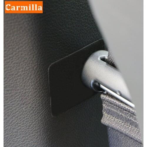 2Pcs Car Safety Belt Buckle Anti-collision Stickers Anti Noise Lock Clip Sticker for Volvo S40 S60 S80 XC60 XC90 V40 V60 C30 XC7