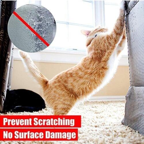 Pet Cat Sofa Protection Adhesive Tape Cat Anti-Scratch Protective Film Training Scotch Tape Home Sofa Floor Sticker Easy To Use