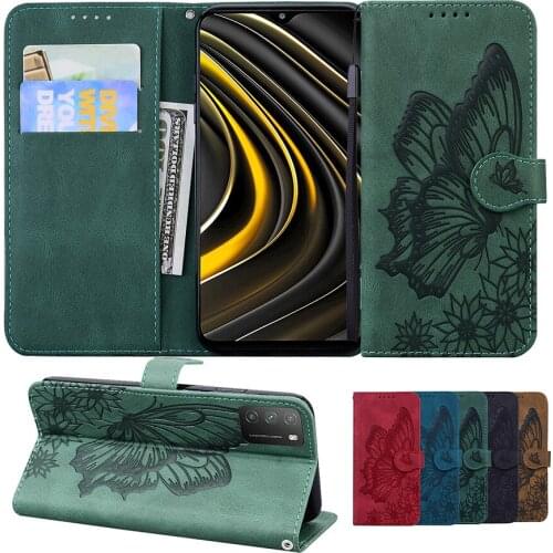 Butterfly Flip Etui Case For Huawei P Smart 2021 Honor 10X Lite 8A Y5P Y6P 2020 Y5 Y6 2019 P20 Lite P30 Phone Wallet Book Cover