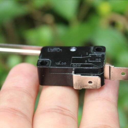Mini Lever-Type Limit Switch Small Travel Switch Normally Open AC 250V 10A SPDT Momentary Push Buttonopen Switch DIY Production