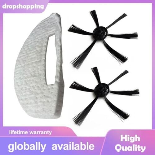 2pcs Side Brush 1pc Filter Kit Spare Parts Replacement For Isweep S320 Vacuum Cleaner Accessories